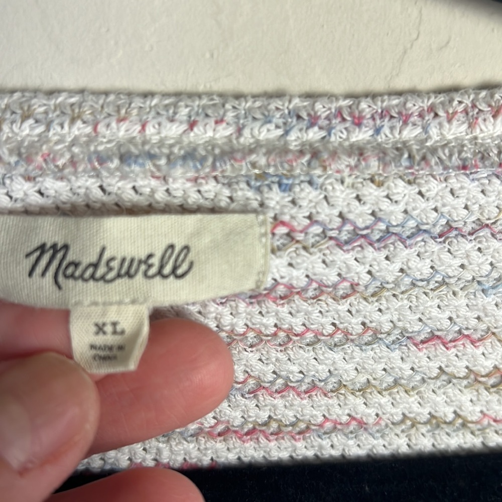 Madewell Scoop Neck Striped Long Sleeve Top - Picture 7 of 8